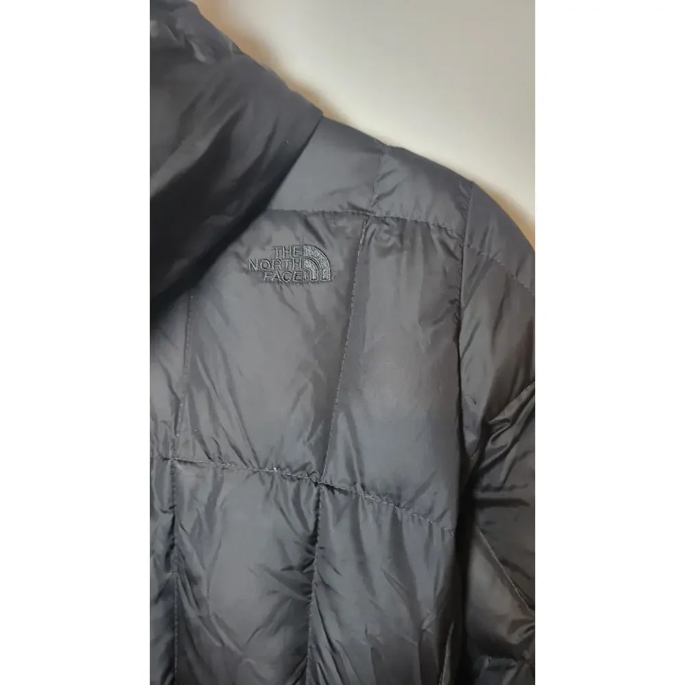 The North Face Women’s Black Hooded Long Down Puffer Coat Jacket Size M - Picture 9 of 12
